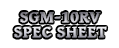 SGM-10RV Spec Sheet