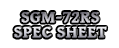 SGM-72RS Spec Sheet